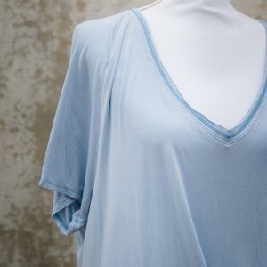 Project Social T Tops - Project Social T Utility Light Blue Tee Project Social T Tops - Project Social T Utility Light Blue Tee